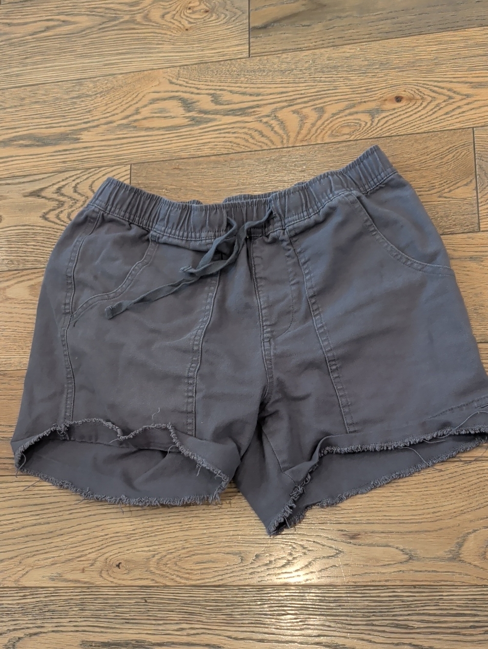 Katin Women's Gray Elastic Waist Athletic Shorts